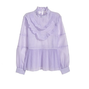 Lila blouse H&M